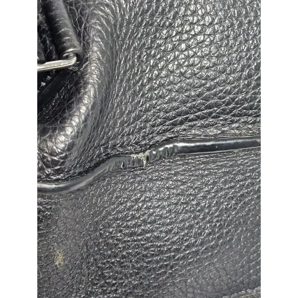 AllSaints Kita Large Pebbled Leather Backpack | Black